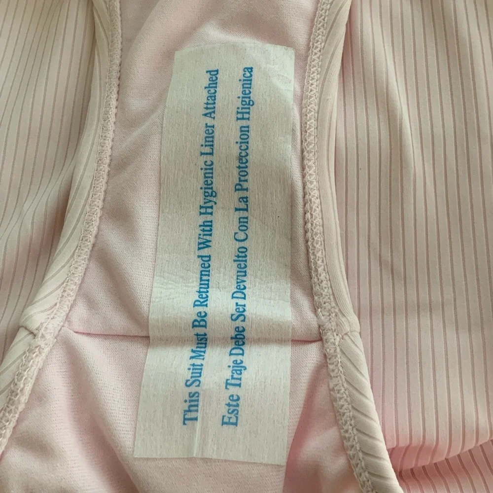 Stoney Clover Lane LIMITED EDITION Ribbed Henley One Piece Swimsuit in Pink